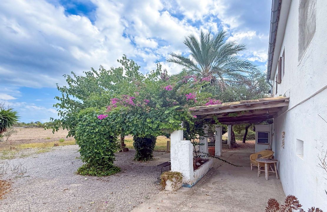 Country house with holiday rental license in Puerto Pollensa Mallorca with project to build a new house with pool